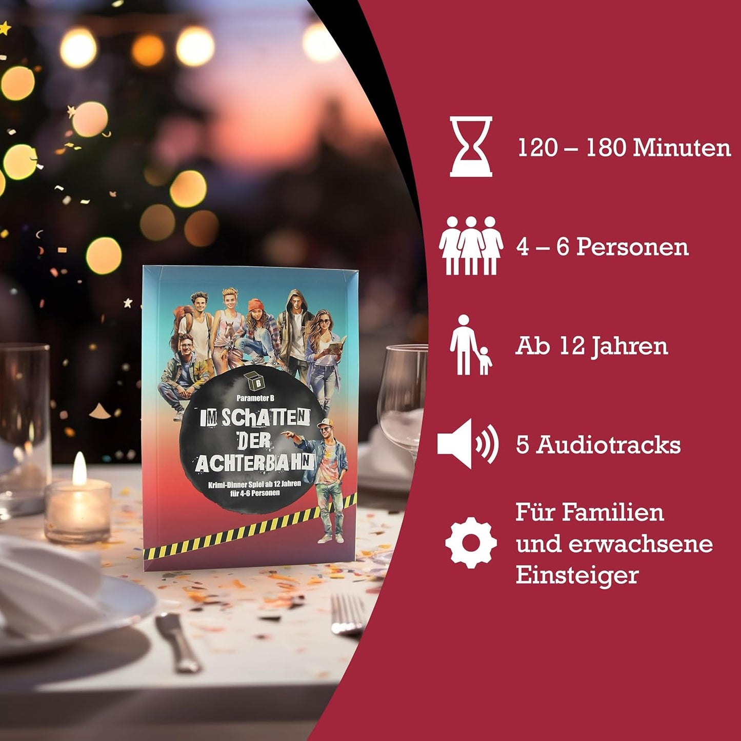 Im Schatten der Achterbahn - Krimidinner