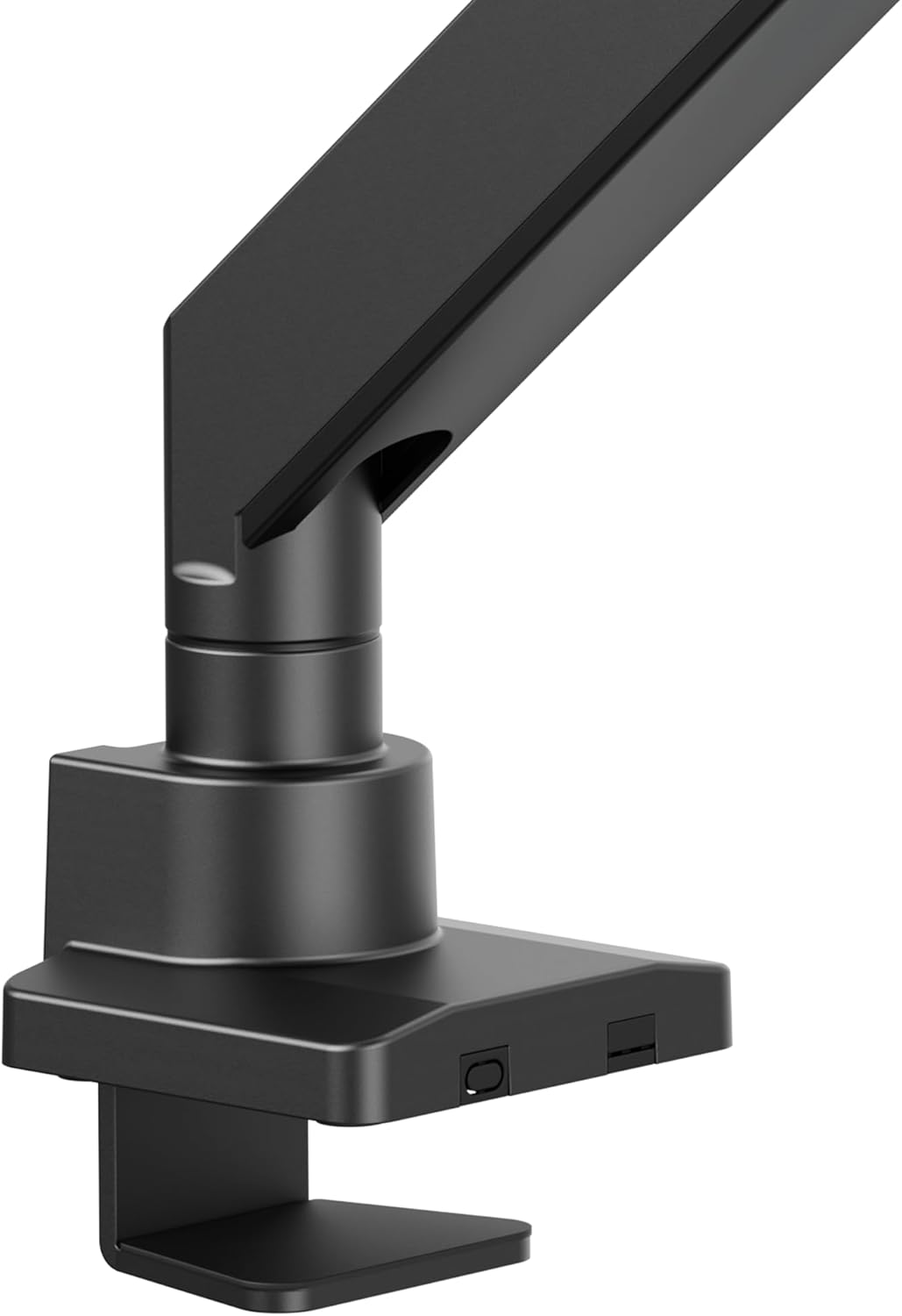 Monitorhalterung mit Gasfeder bis 57 Zoll, 27kg, Mattschwarz 1 Monitore