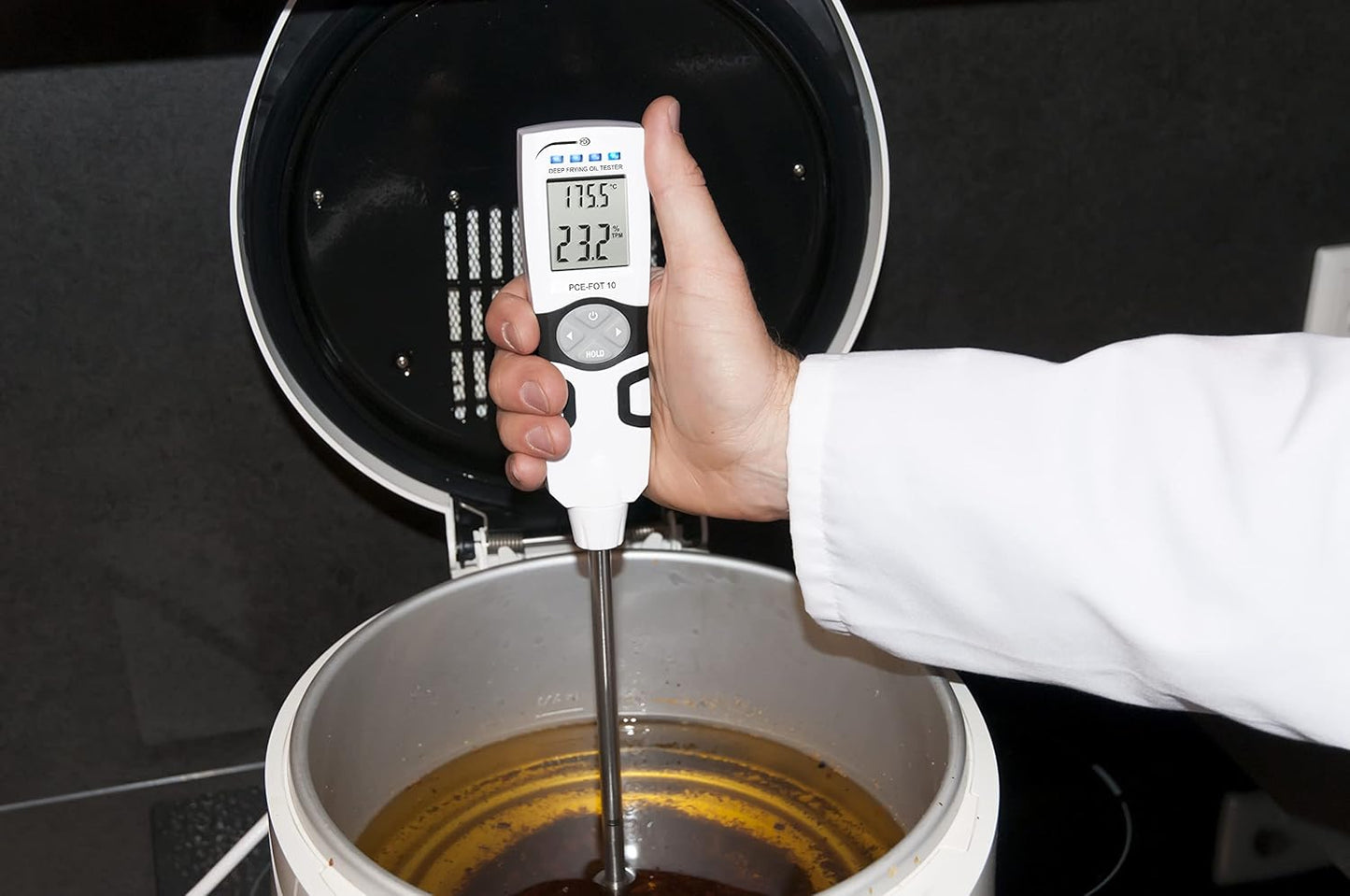 Frittieröltester PCE-FOT 10, 30-200 °C, IP65