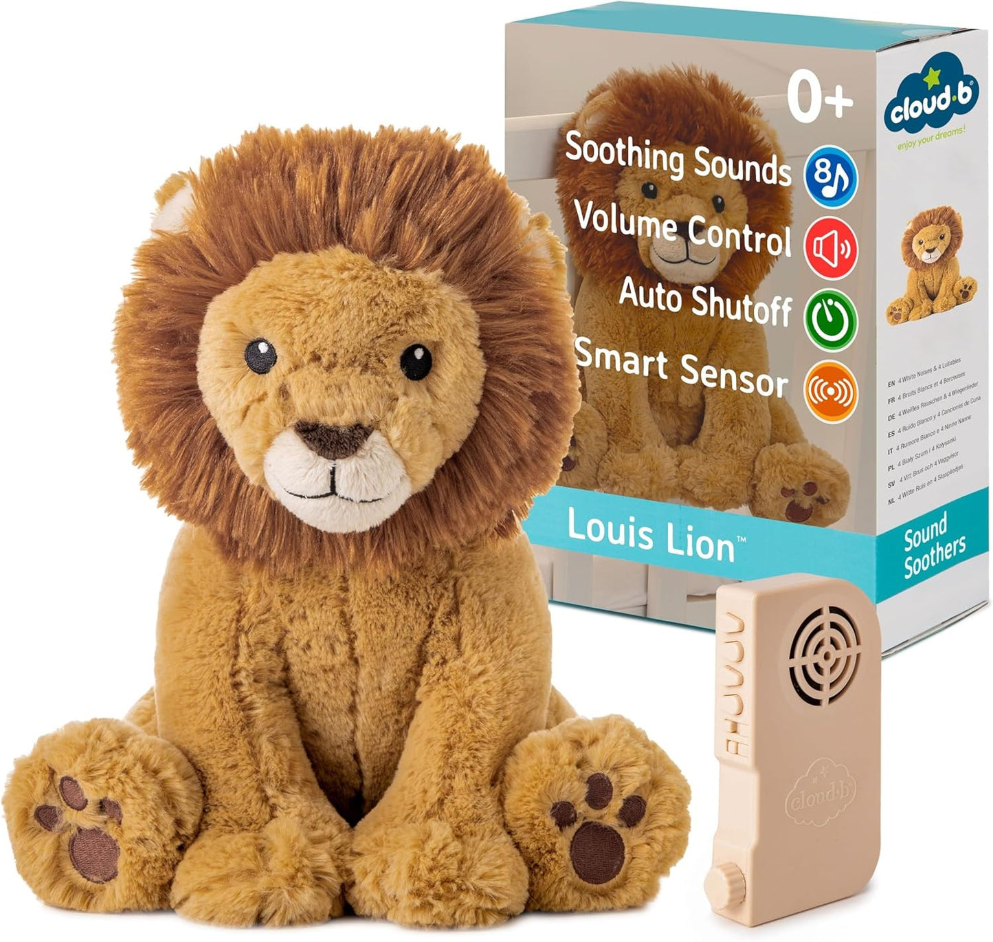 Kuscheltier mit Musik Lion Louis, Louis Lion