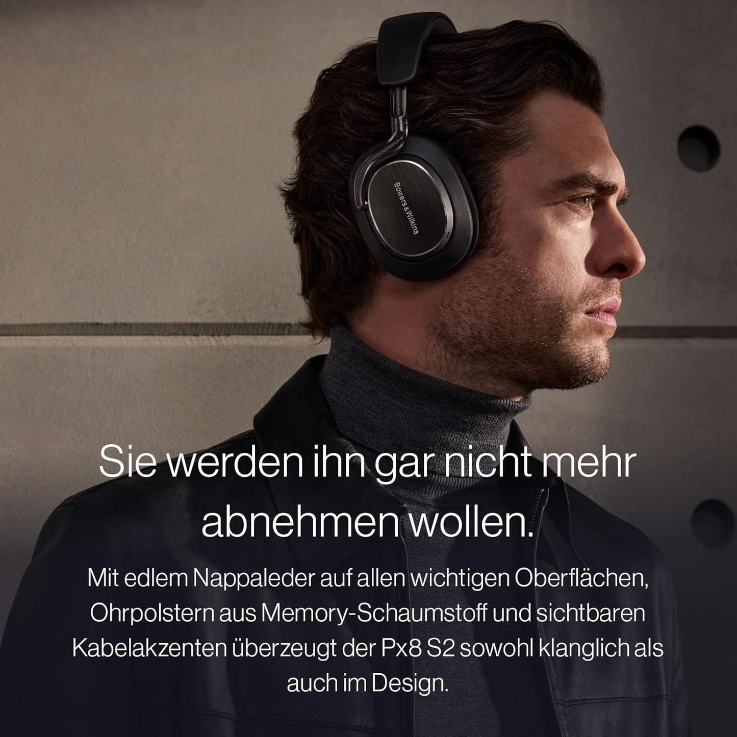 Px8 S2 Over Ear Kopfhörer, Onyx Schwarz