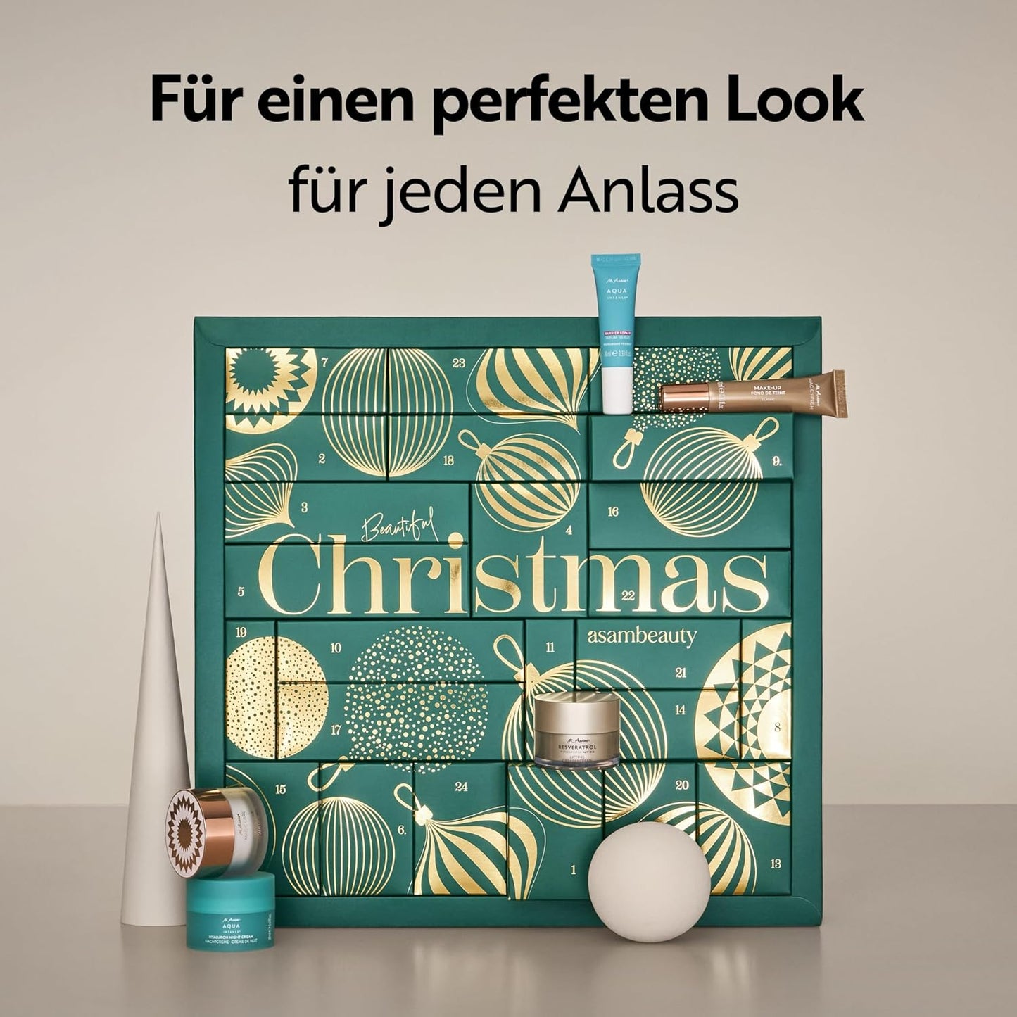 Adventskalender 2025 mit Make-up & Pflege, 01 - 2025 - Asambeauty Kalender