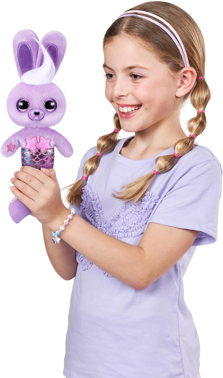Interaktive Plüschfigur Purple Bunny mit Licht & Sound, Purple Bunny