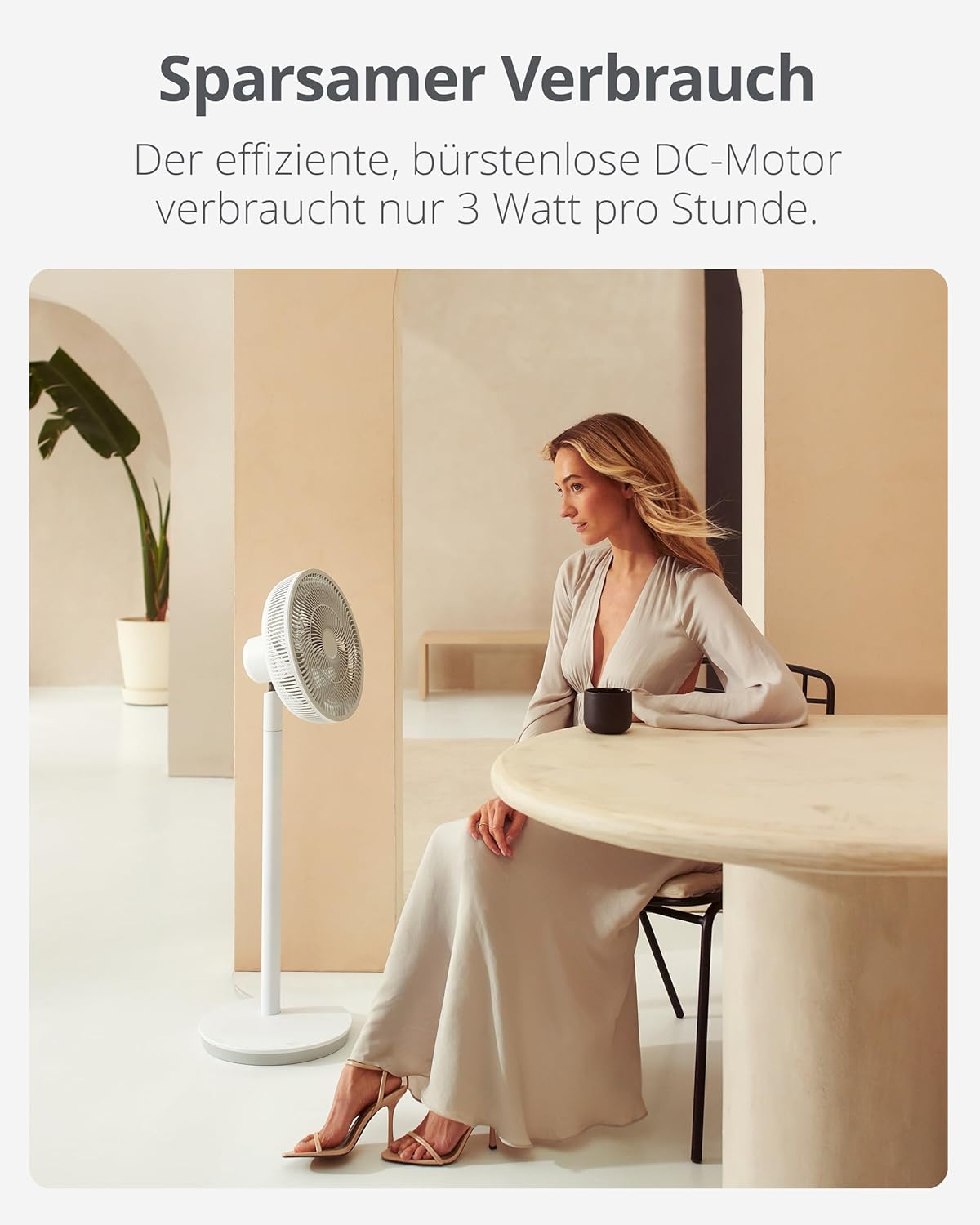 Whisper Essence Standventilator, Weiss