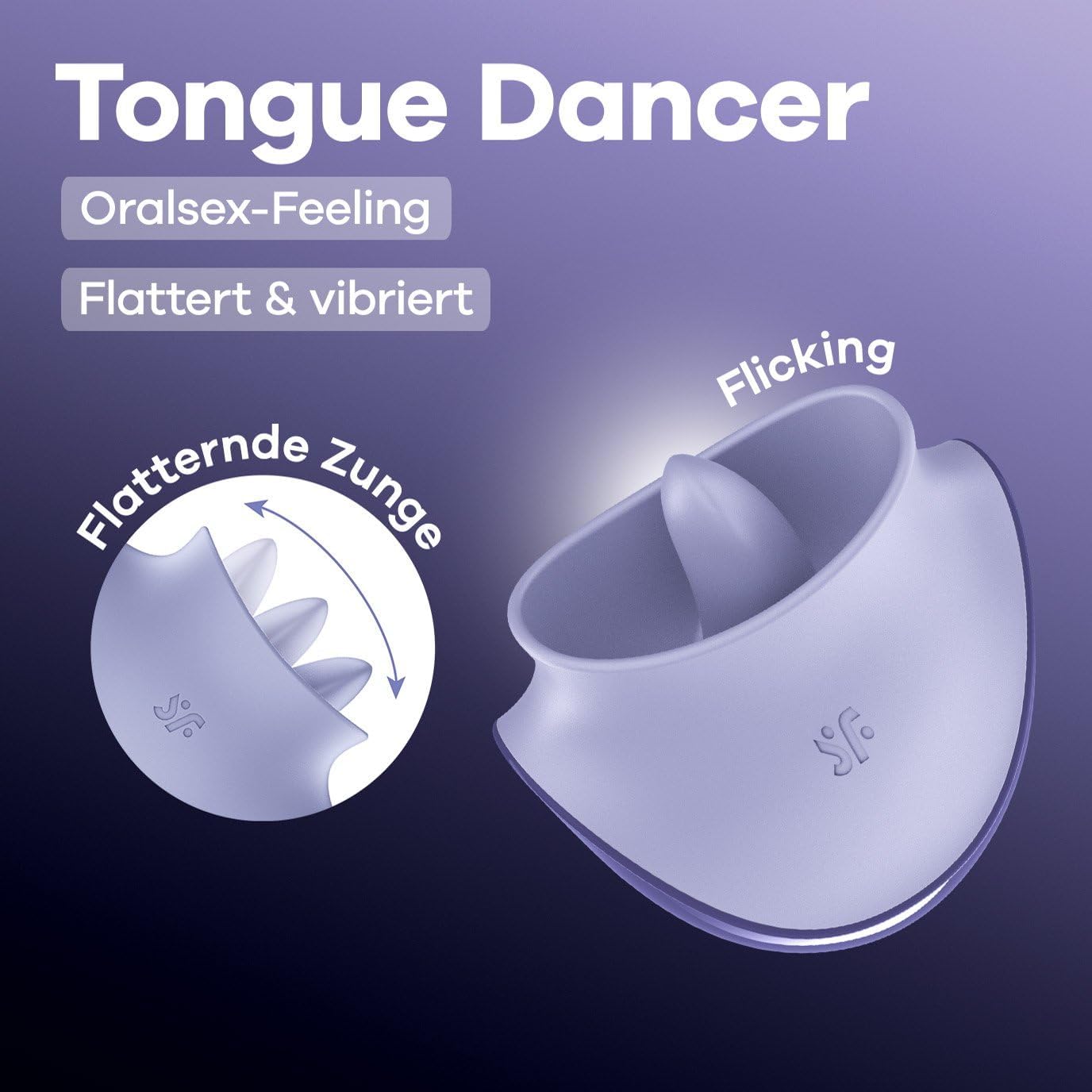 Tongue Dancer Klitoris-Vibrator mit Zungenfunktion