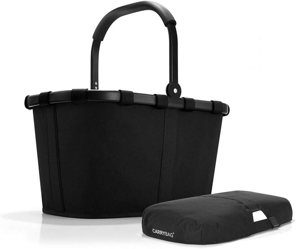 carrybag  - Einkaufskorb mit Cover, Frame Black/Black+black Red