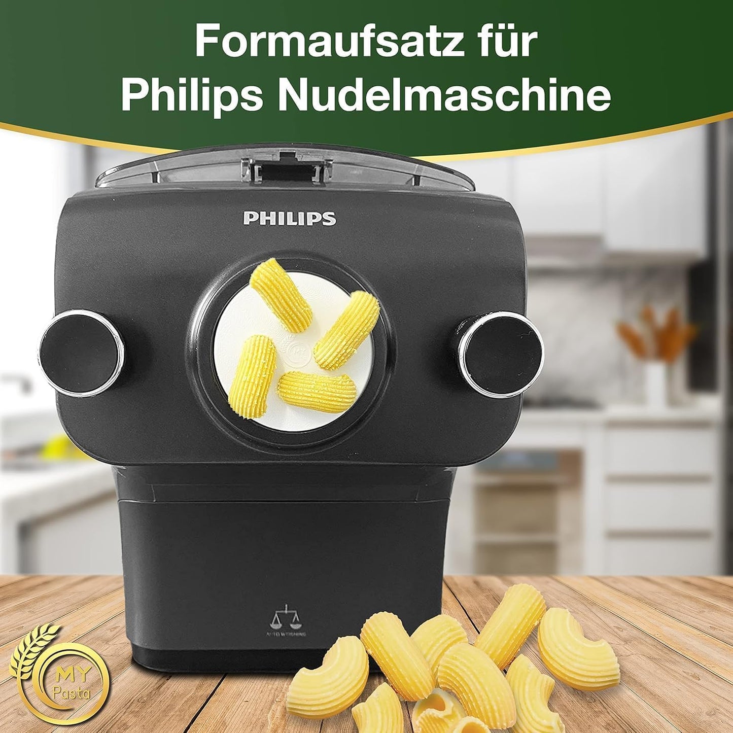 Pasta Matrizen für Philips Pasta Maker Avance 7000, Elbow Sugo Grosse