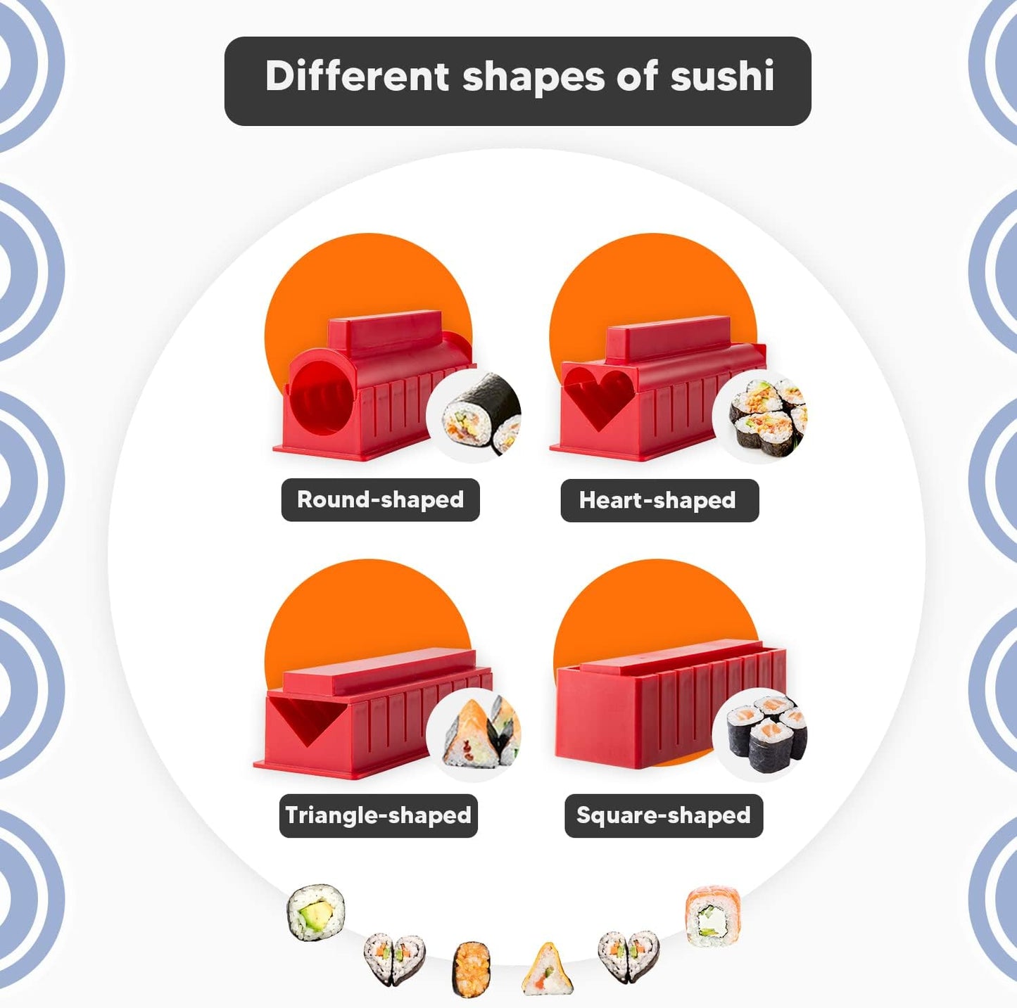 Sushi Making Kit, Rot