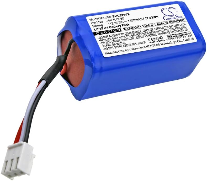 Ersatzakku 1400mAh für Philips & Severin Staubsauger