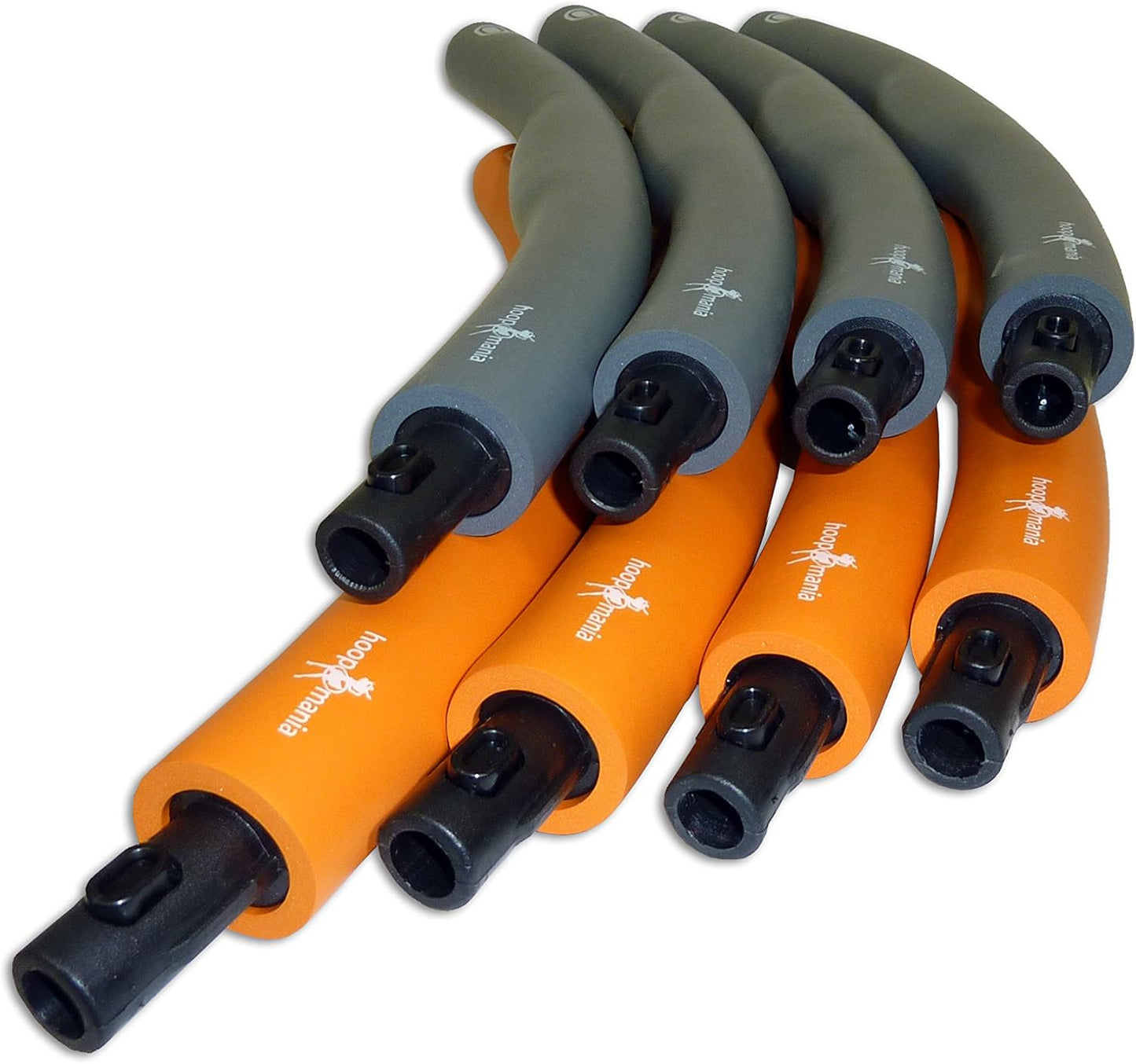 Hula-Hoop-Reifen für Erwachsene, Weight Hoop 1,5kg (orange, grau)