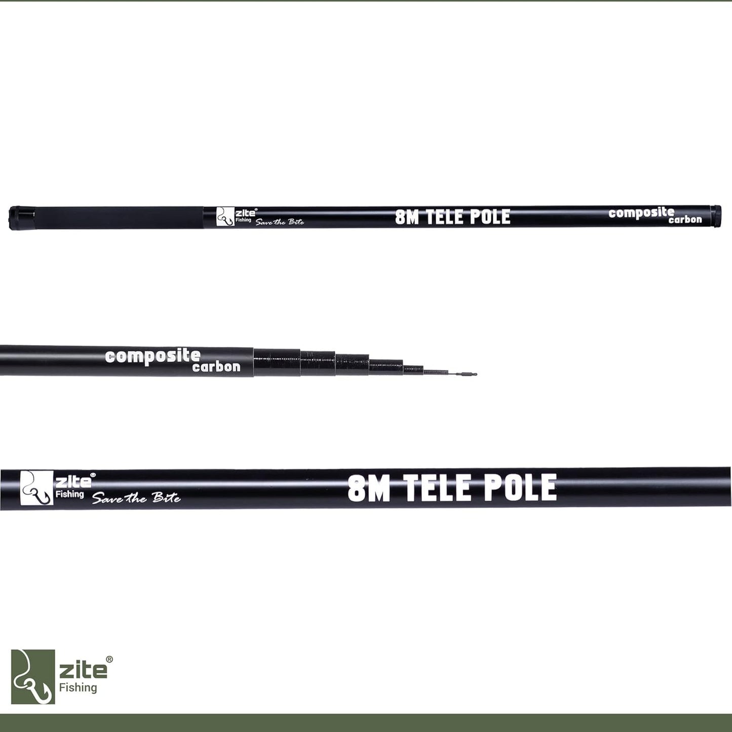 Teleskoprute Composite Carbon