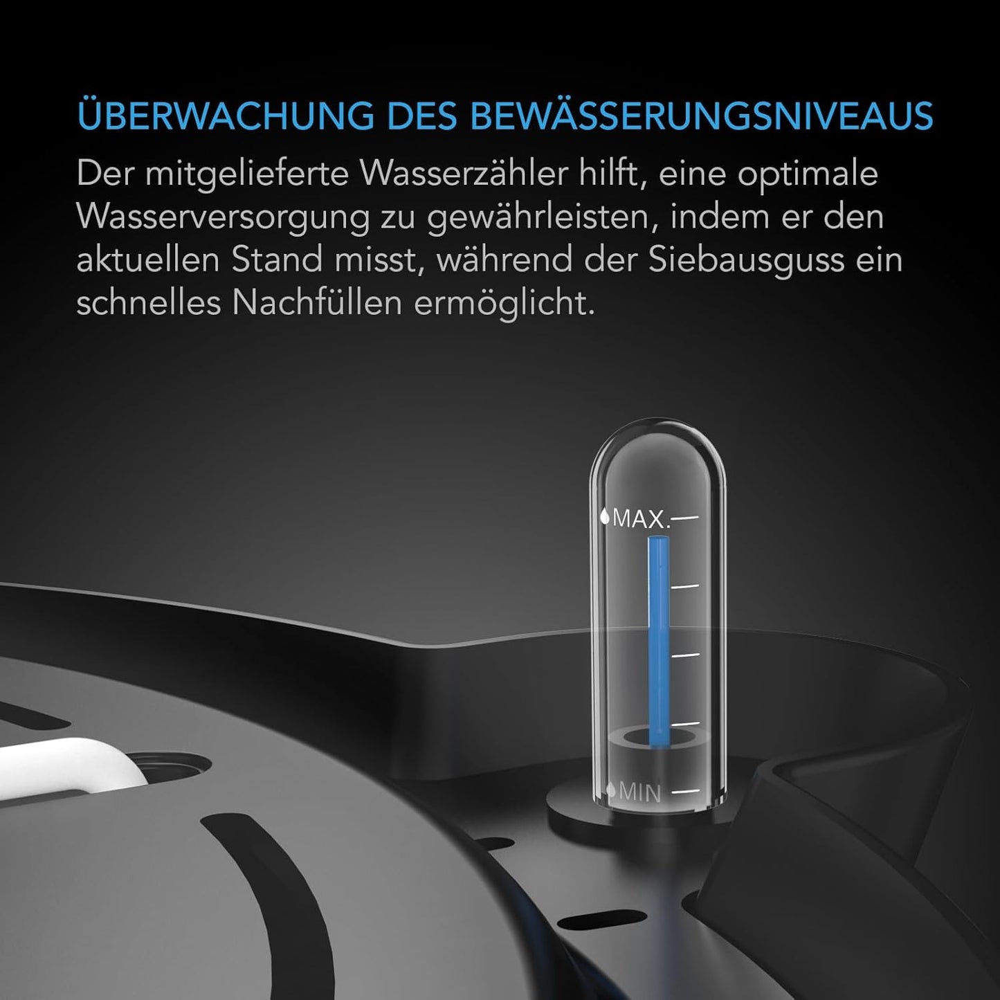 Selbstbewässerungsbasis XL für Stofftöpfe, 4er-Set, XL