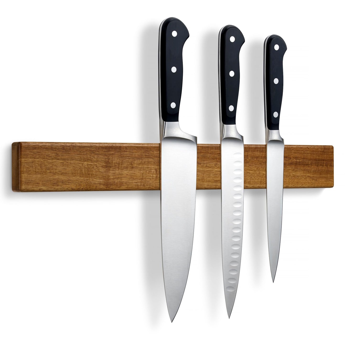 Magnetleiste für 7 Messer, Akazie 40 cm / 16″