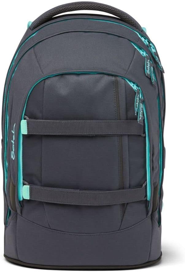 Schulrucksack Set mit Schlamperbox (2-teilig), Mint Phantom