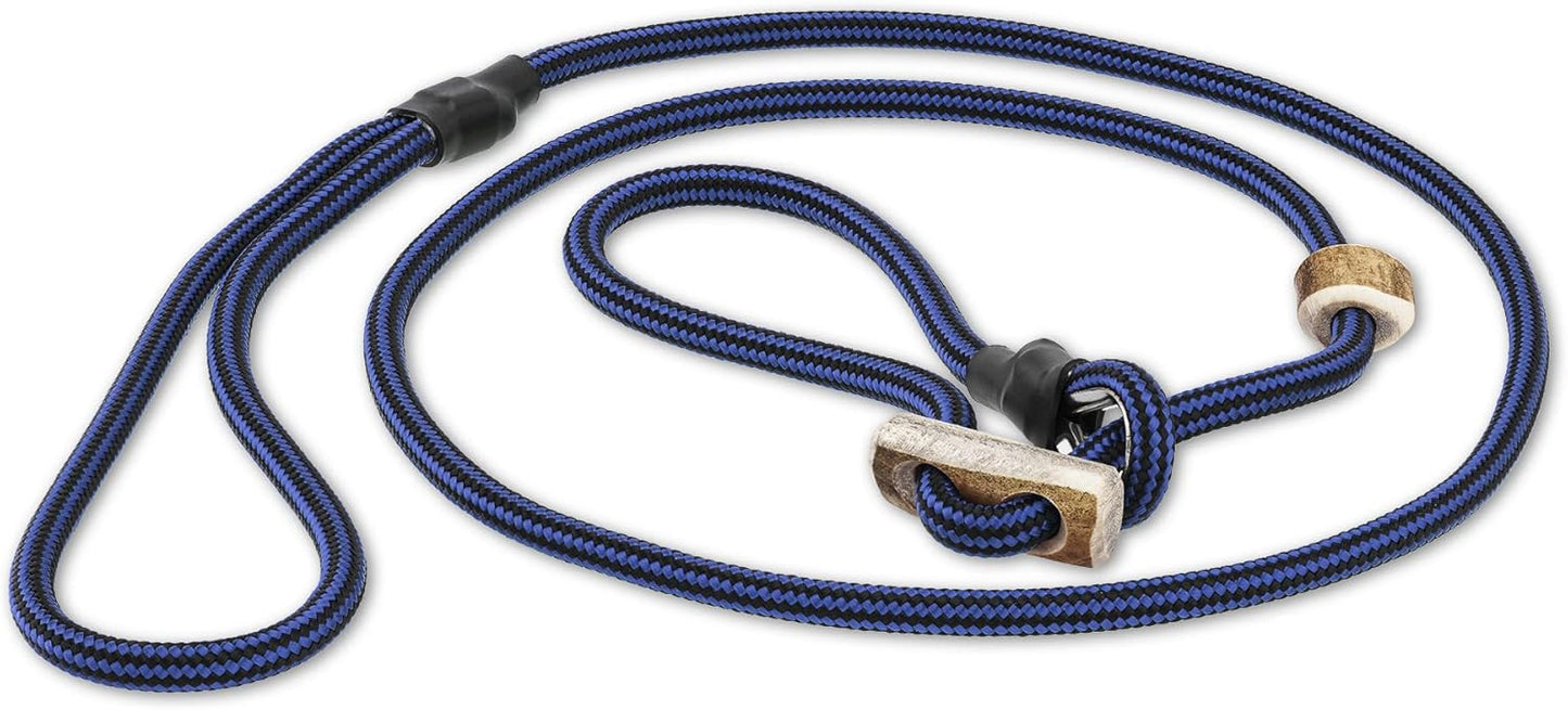 Moxonleine mit Zugbegrenzung, Blau 130 cm