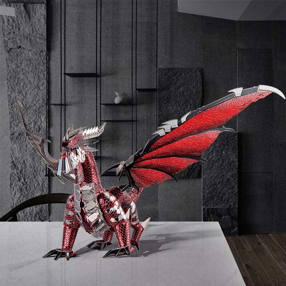 3D-Modellbausatz Schwarzer Drache, Der schwarze Drache