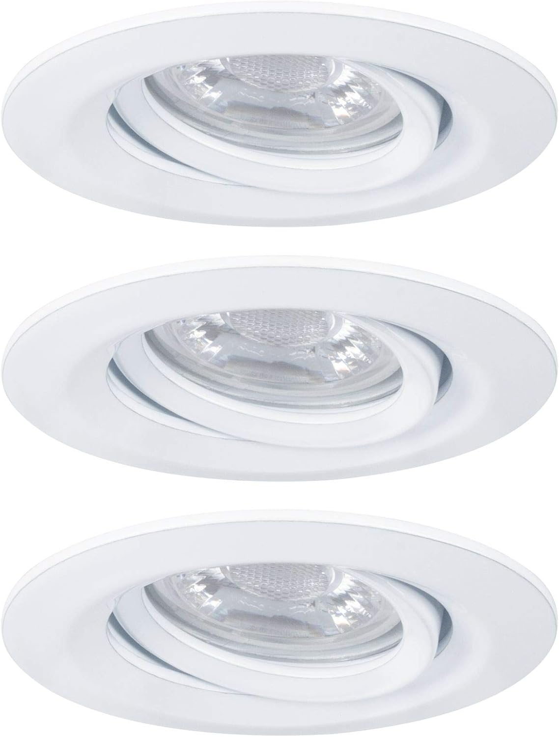 Einbauleuchte Nova Mini, EasyDim-3er (Weiss matt) 3er (Weiss matt) Schwenkbar (Ip23)