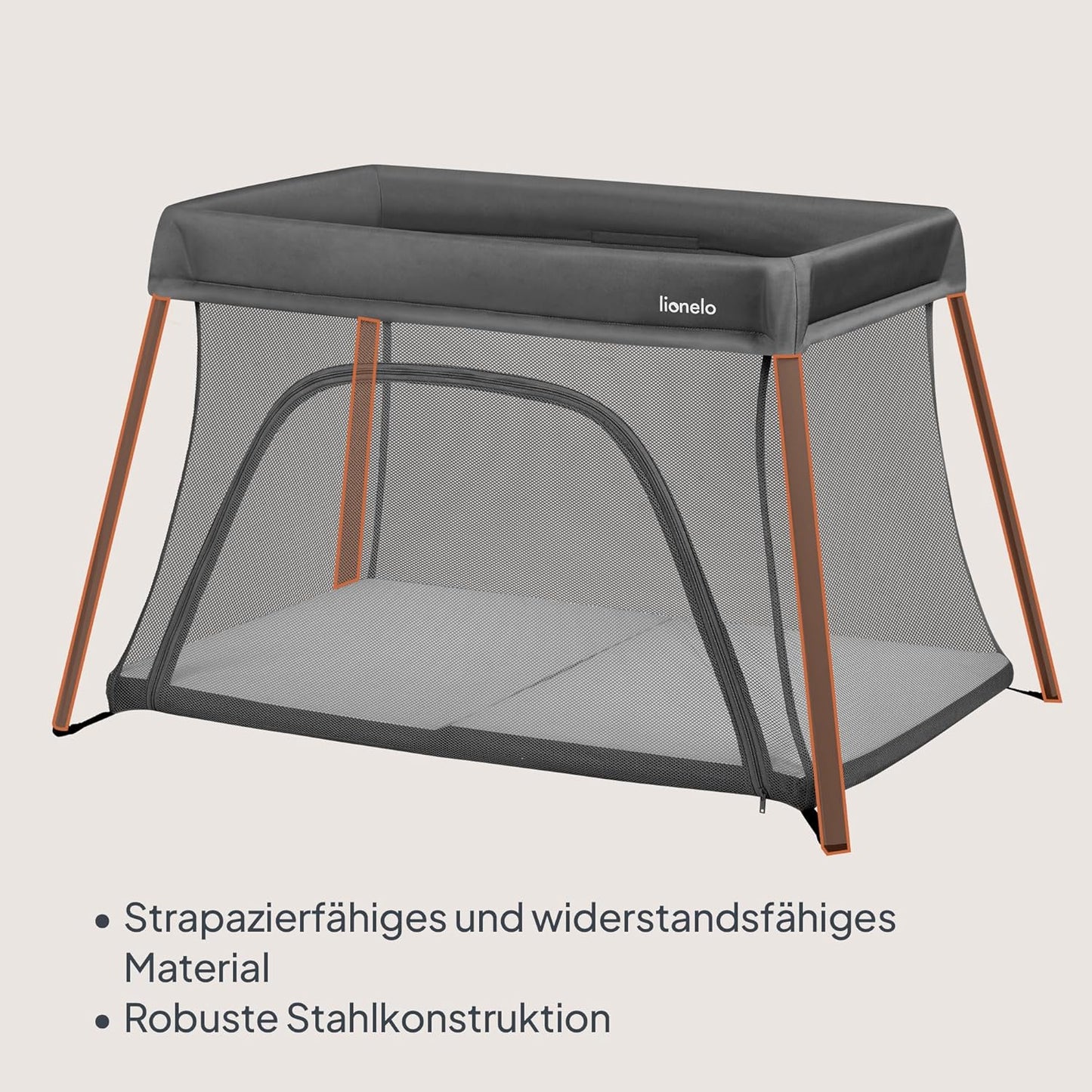 3-in-1 Reisebett Alice, Grau