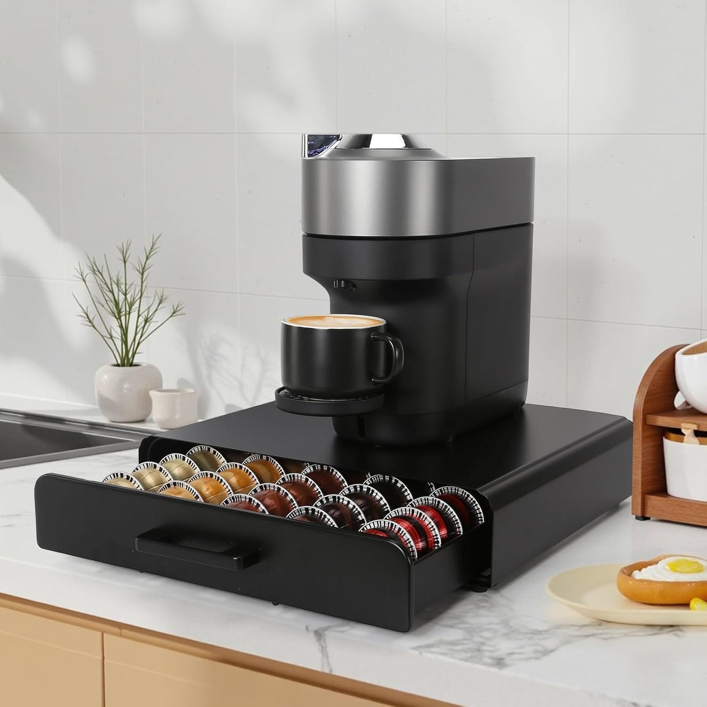 Kapselhalter für 35 Vertuoline-Kaffeekapseln