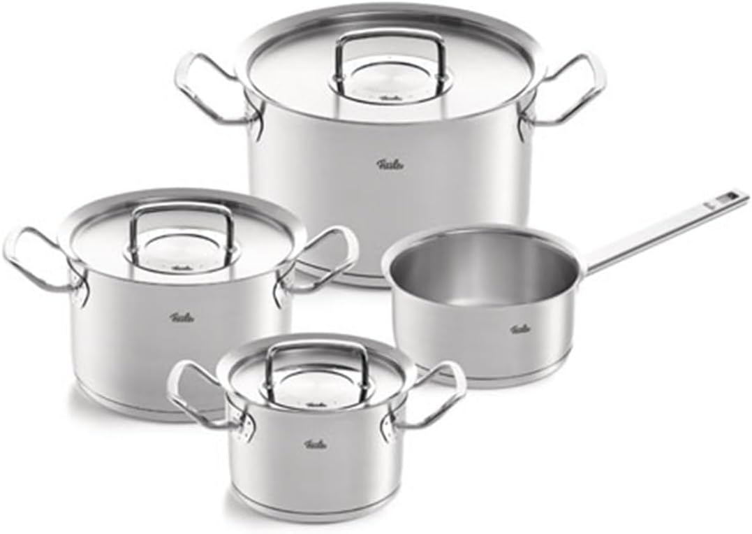 Original-Profi Collection Topfset, 4-teilig, 4-teilig; 3 Kochtöpfe, 1 Stielkasserolle