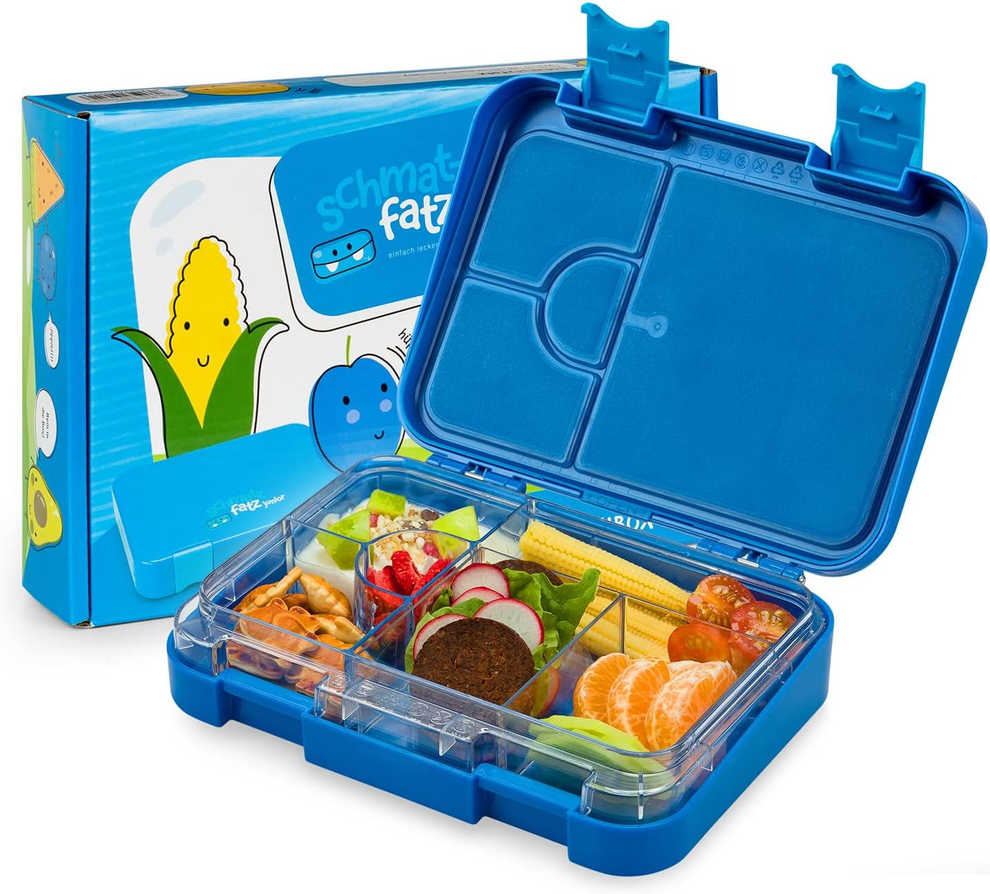 Junior Brotdose, Blau Giraffe / Junior Brotdose