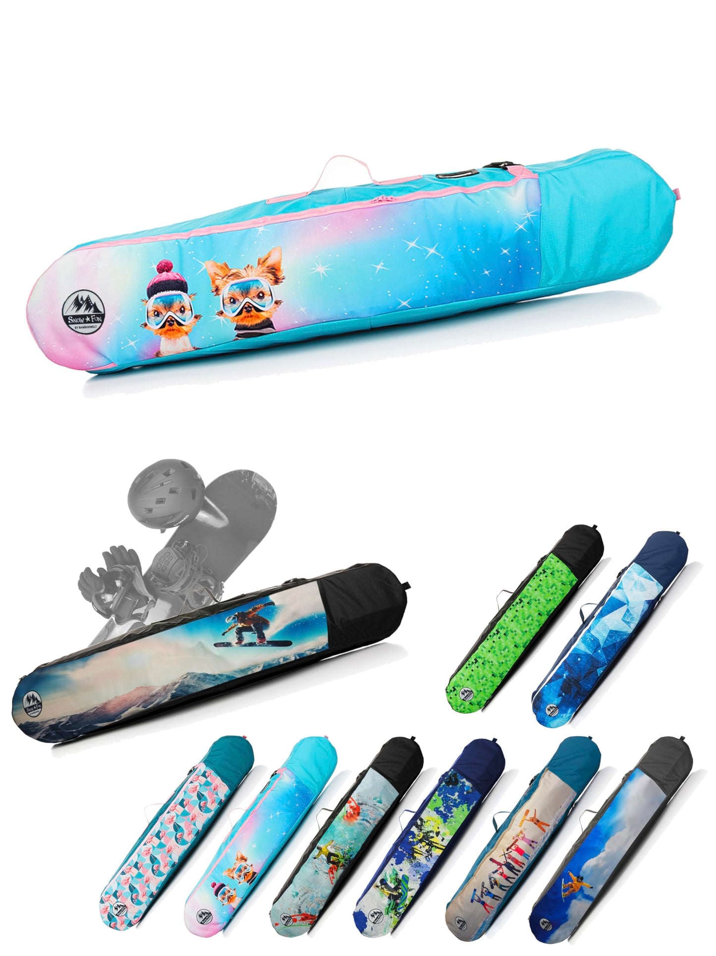 Kinder-Snowboardtasche, Modell 03 150cm