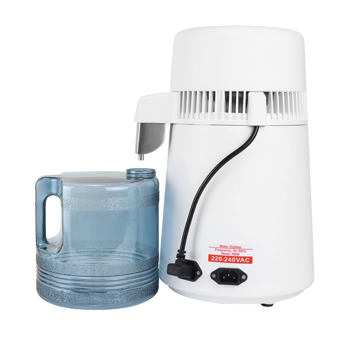 Wasserdestillierer mit Filter und Sammelkanne