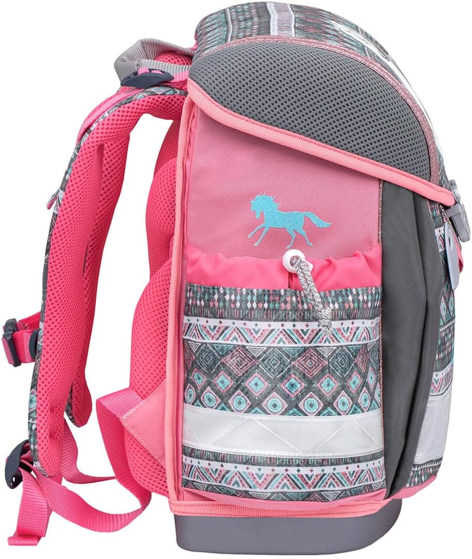 Classy Schulranzen-Set, 36 x 32 x 19 cm Horse Aruba Blue