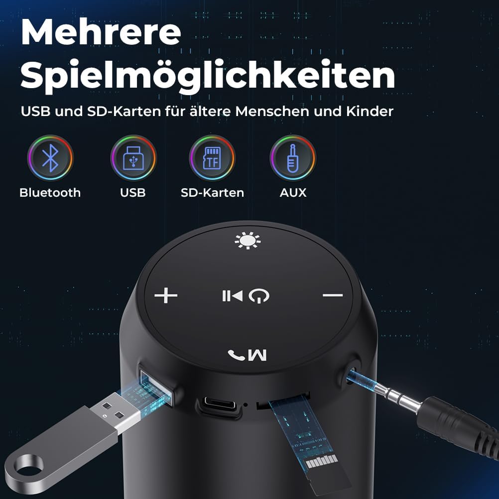 Tragbare Musikbox, 10W