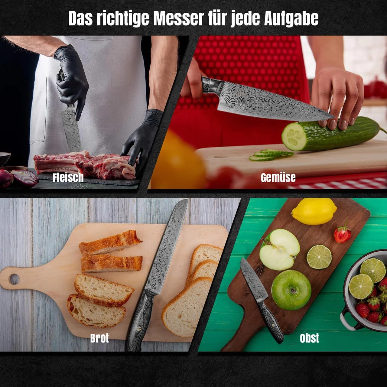 7-teiliges Messerset Kumai, Kumai Messerset