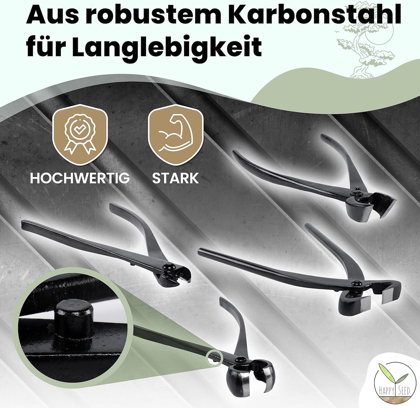 4-teiliges Bonsai Werkzeug-Set, Werkzeug Set