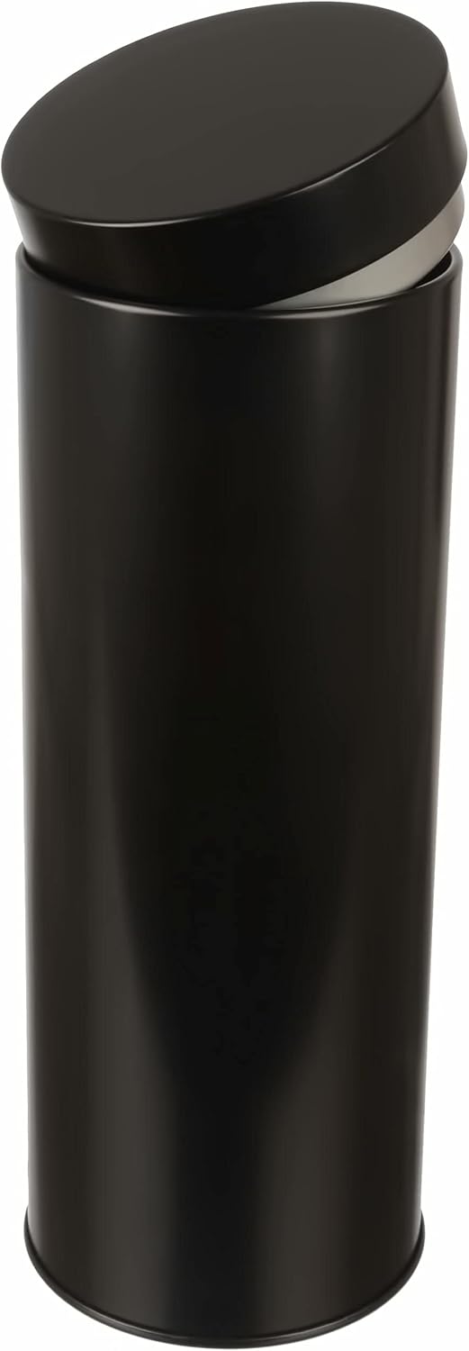 2er-Set Aromadichte Kaffeepad-Vorratsdosen, Schwarz