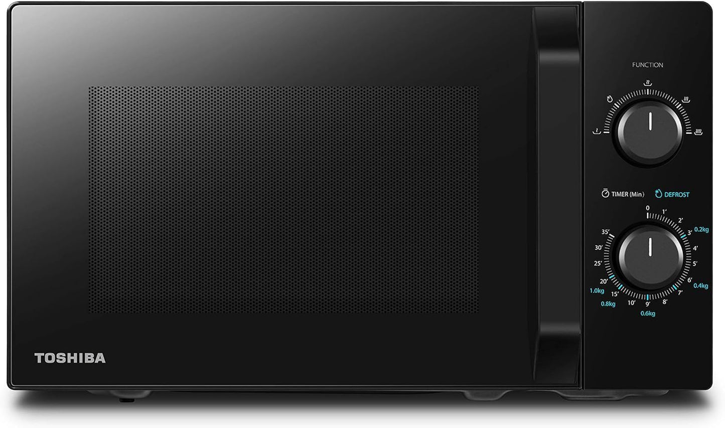 Mikrowellenherd mit Grill- & Kombigarfunktion, 20L Grill Schwarz