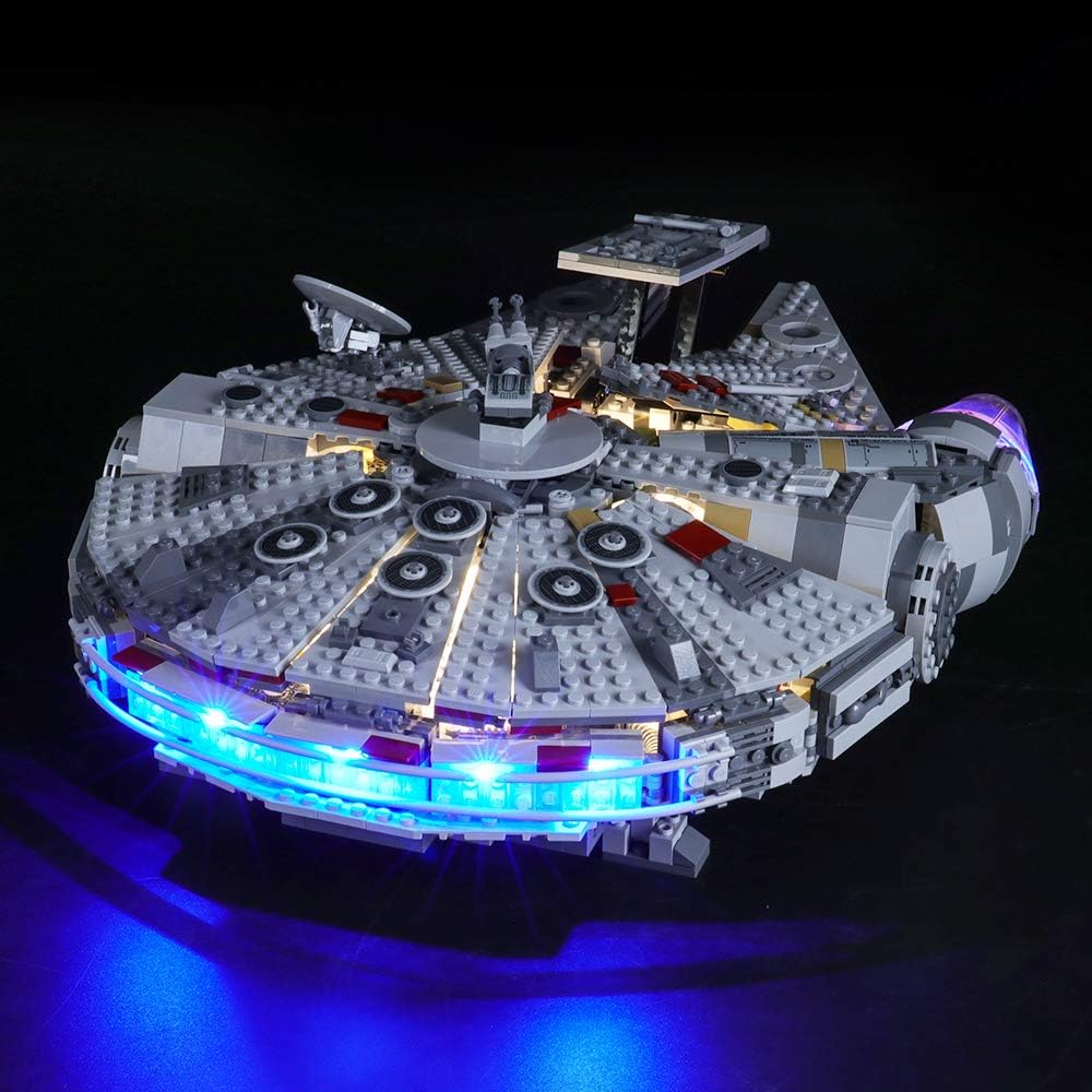LED Beleuchtungsset für Lego Star Wars Millennium Falcon 75257, Ohne Fernbedienung