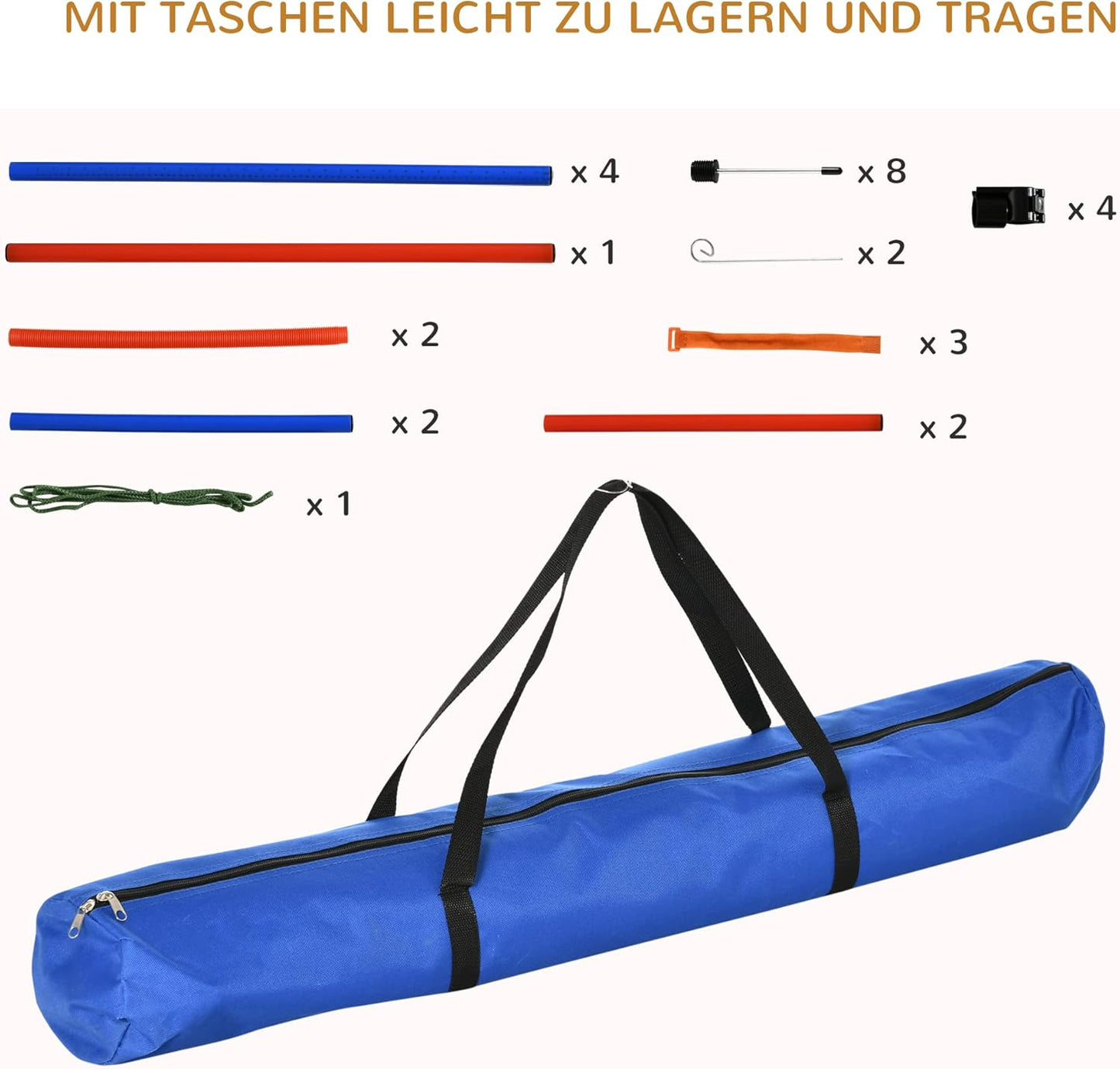 Agility-Übungs-Set Slalom & Hürden