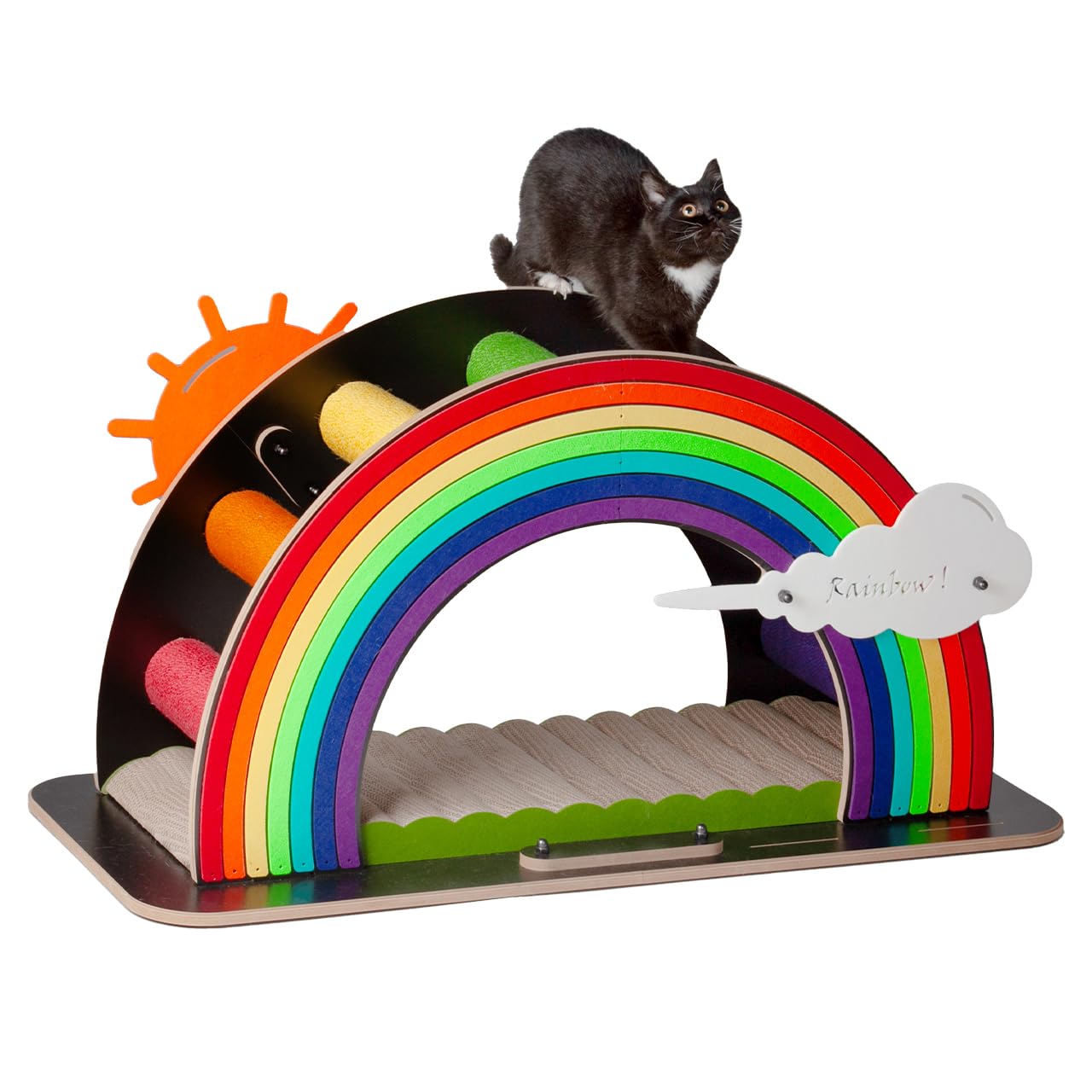 Kratzmöbel Rainbow Kletter-Bogen mit Kratzbrett