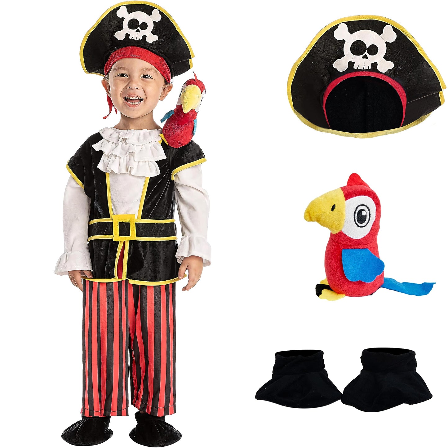 Piratenkostüm für Kleinkinder, Infant (18-24 Monate)
