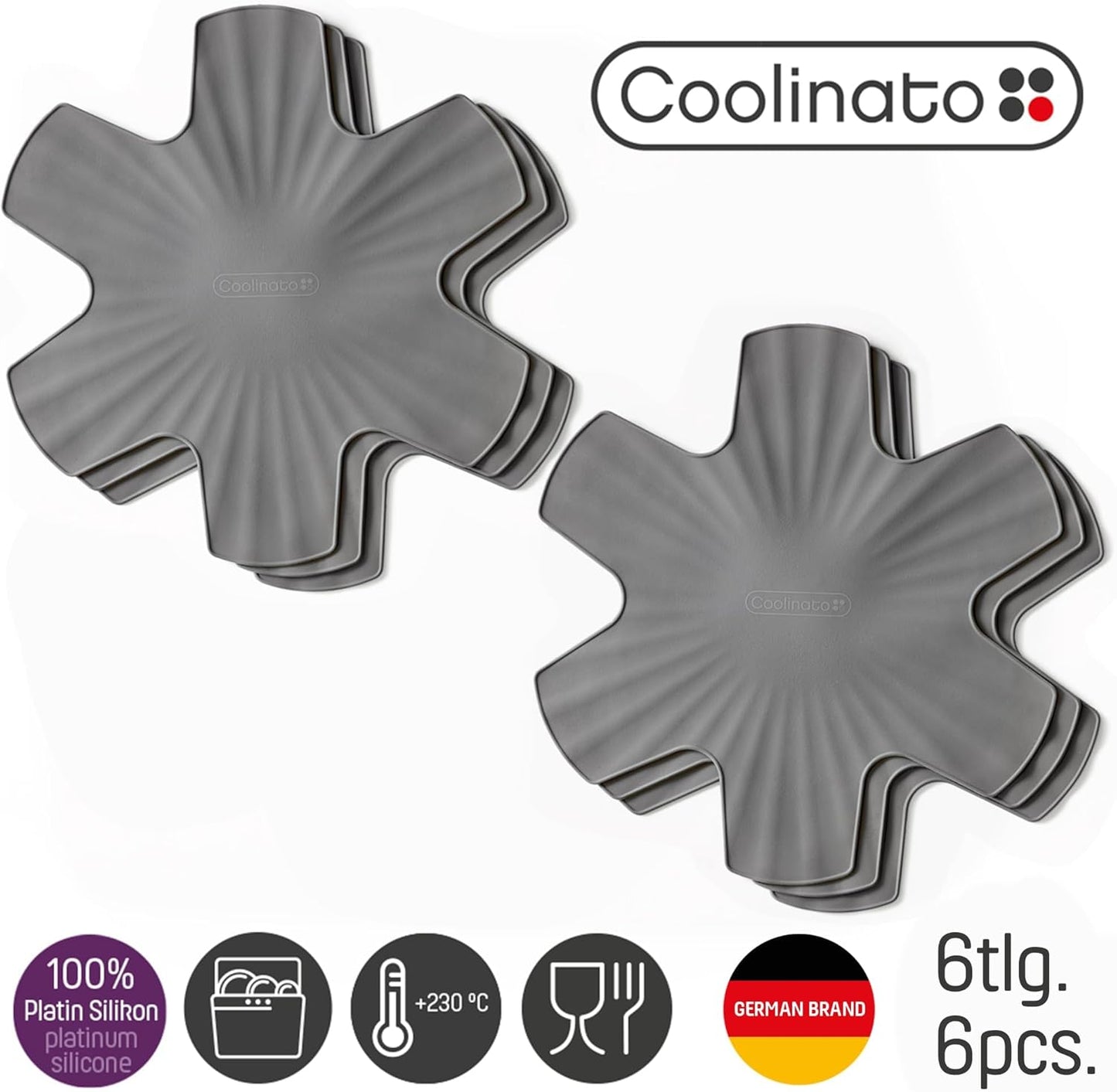 6er-Set Pfannenschoner, 6er Set