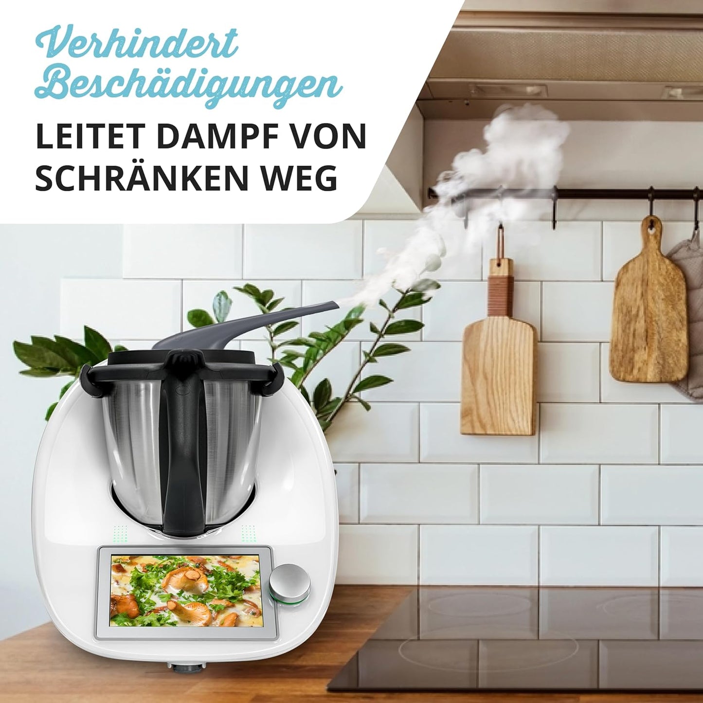 Dampfumleiter für Thermomix TM5/TM6, Für Tm5/6 - Anthrazit