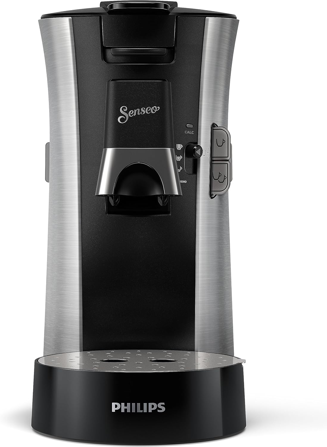 Senseo Select Kaffeepadmaschine, Gebürsteter Stahl