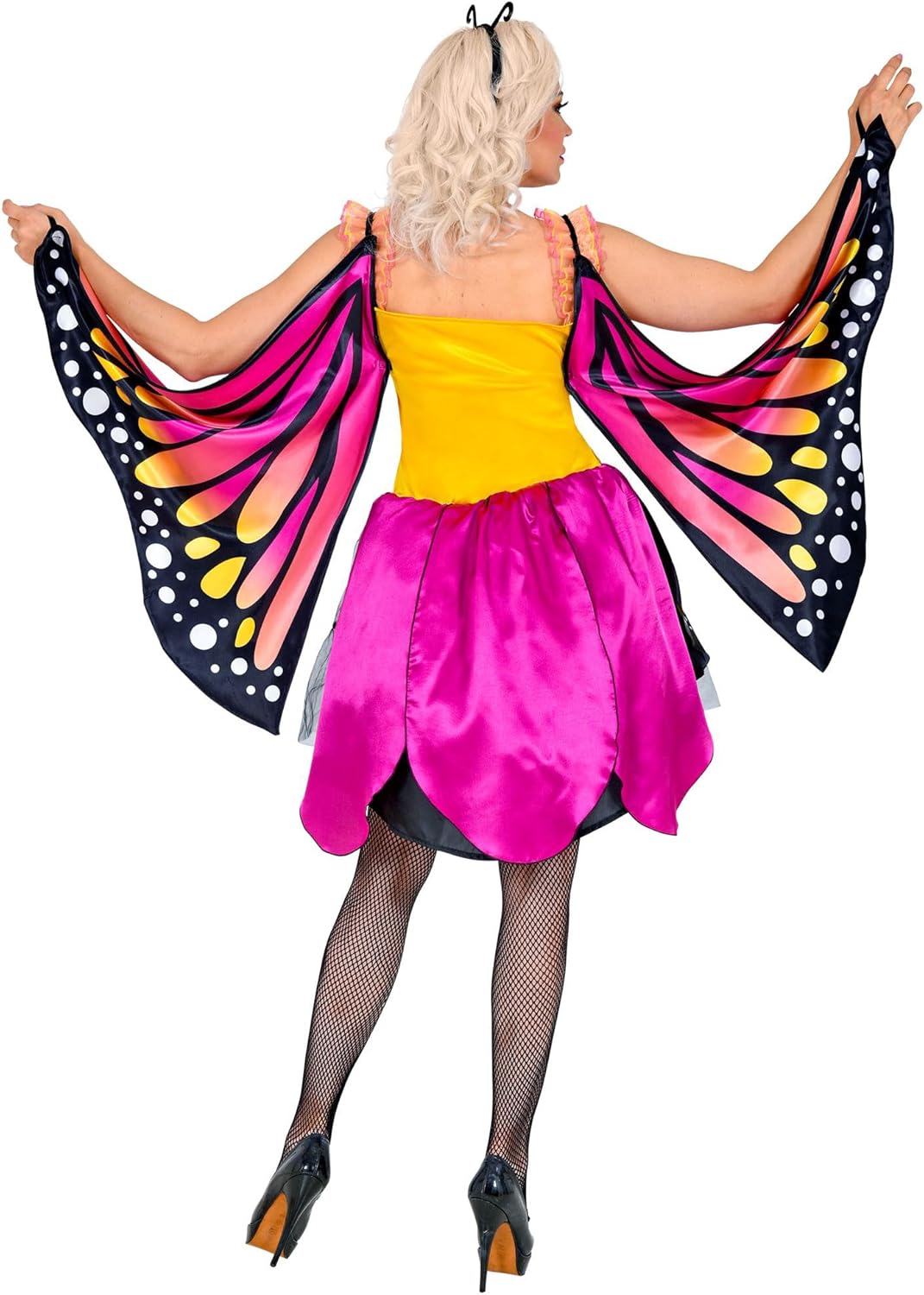 Kostüm Schmetterling mit Tutu und Flügeln, XS Rosa