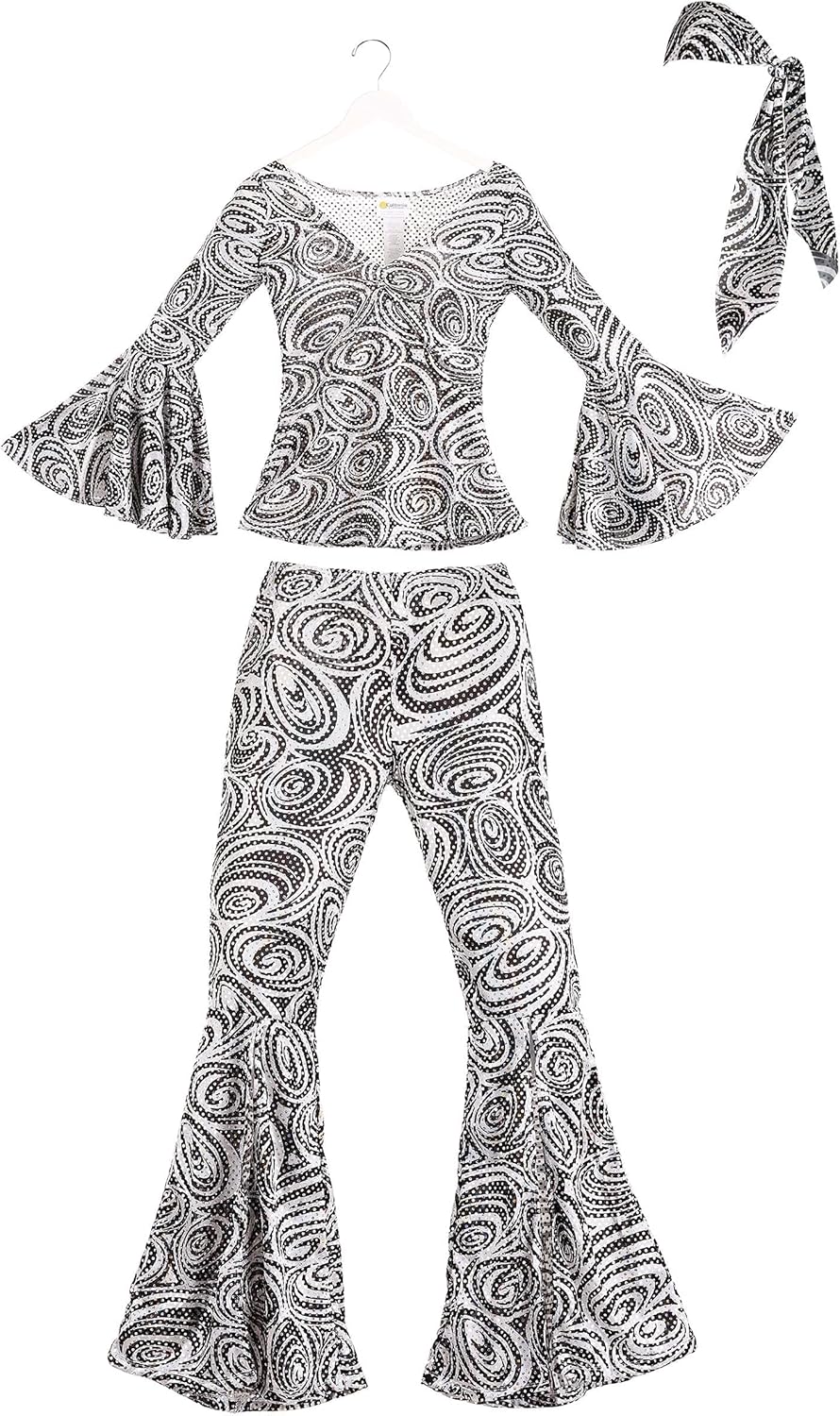 Kostüm Foxy Lady Damen, S Weiß