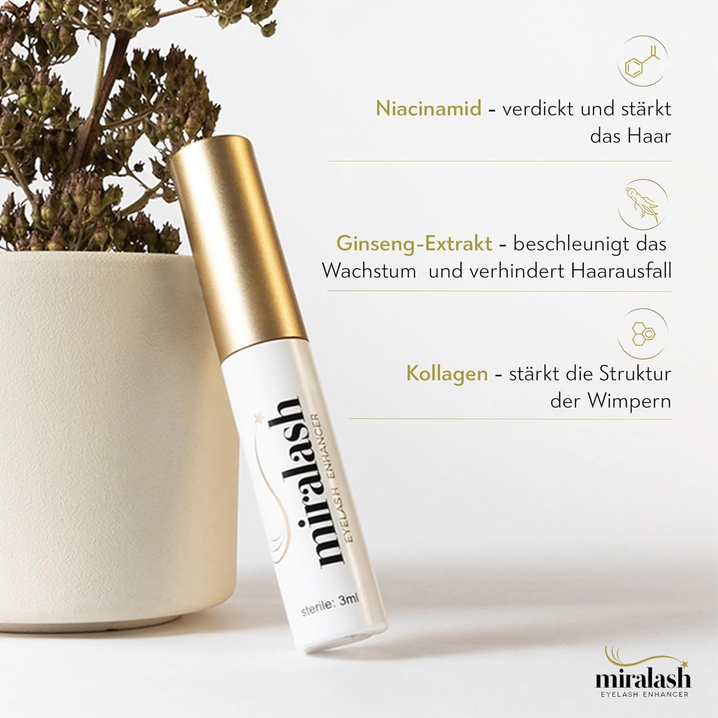 3er-Pack Wimpernserum, 3 pièces