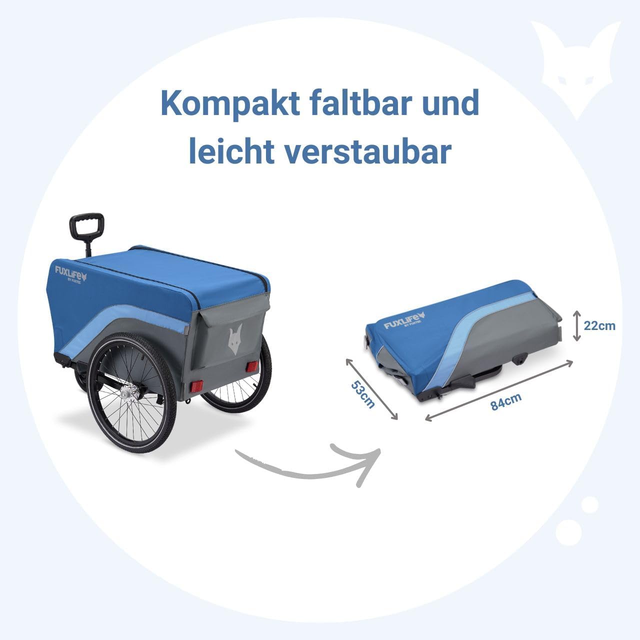 Faltbarer Fahrradanhänger FX-LA120