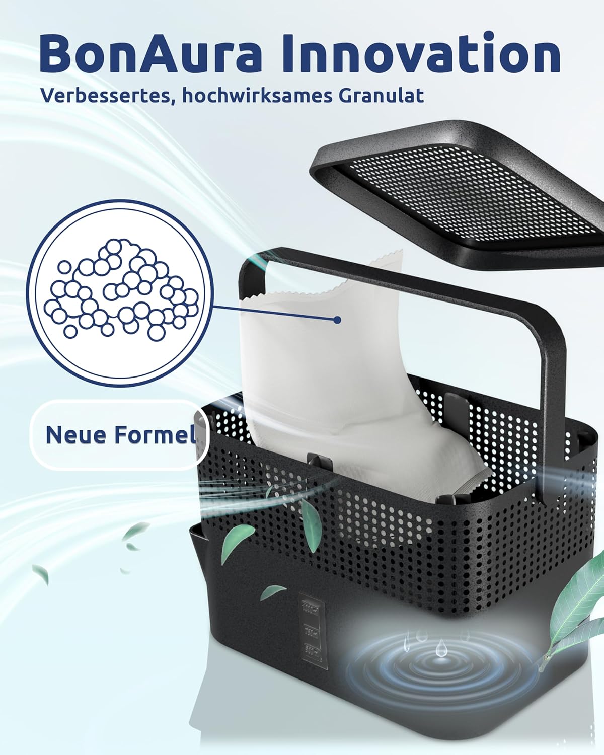 AirOne Max Luftentfeuchter Nachfüllpack-Set, 2 x 980g Granulat, 2 X Granulat Nachfüllpack