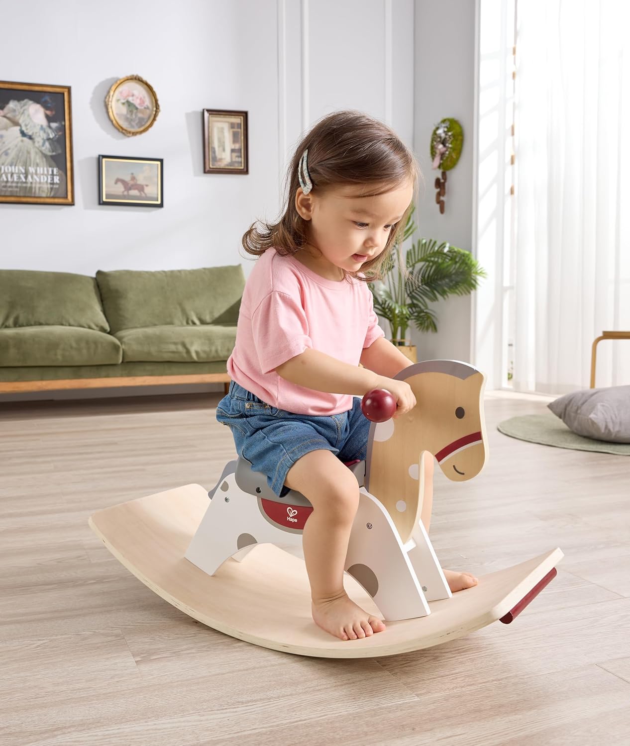 2-in-1 Rocking Horse Schaukelpferd & Balanceboard