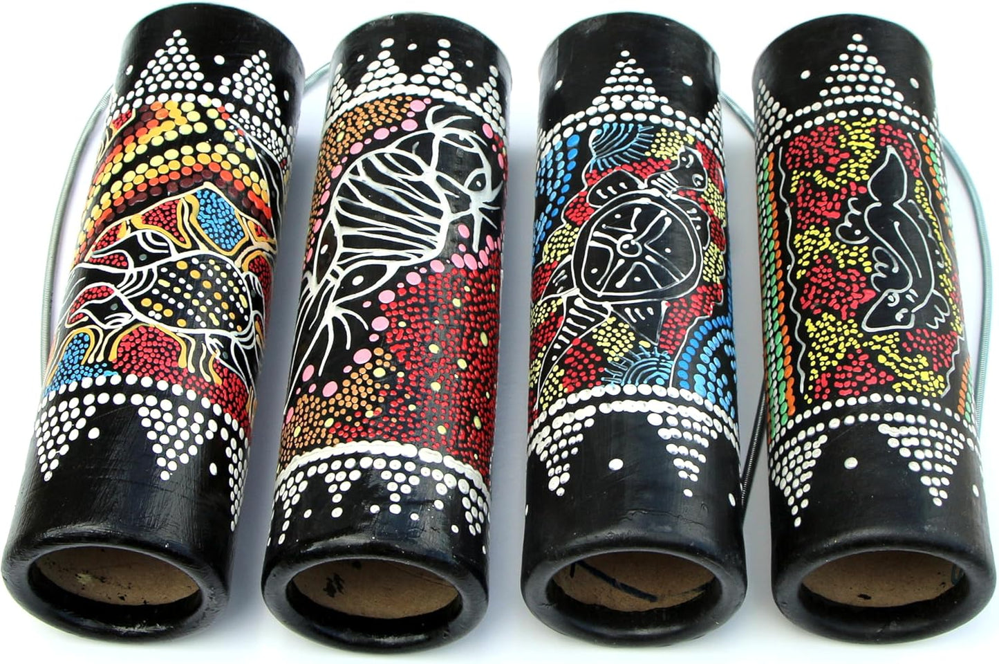 Donner-Trommel mit Dot-Paint Bemalung