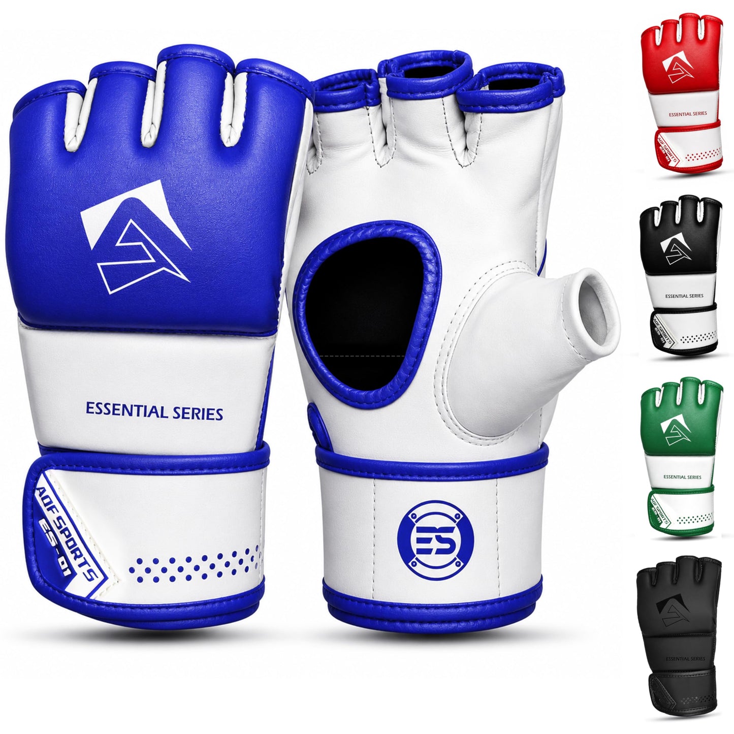 MMA Handschuhe für Training und Sparring, Blau M