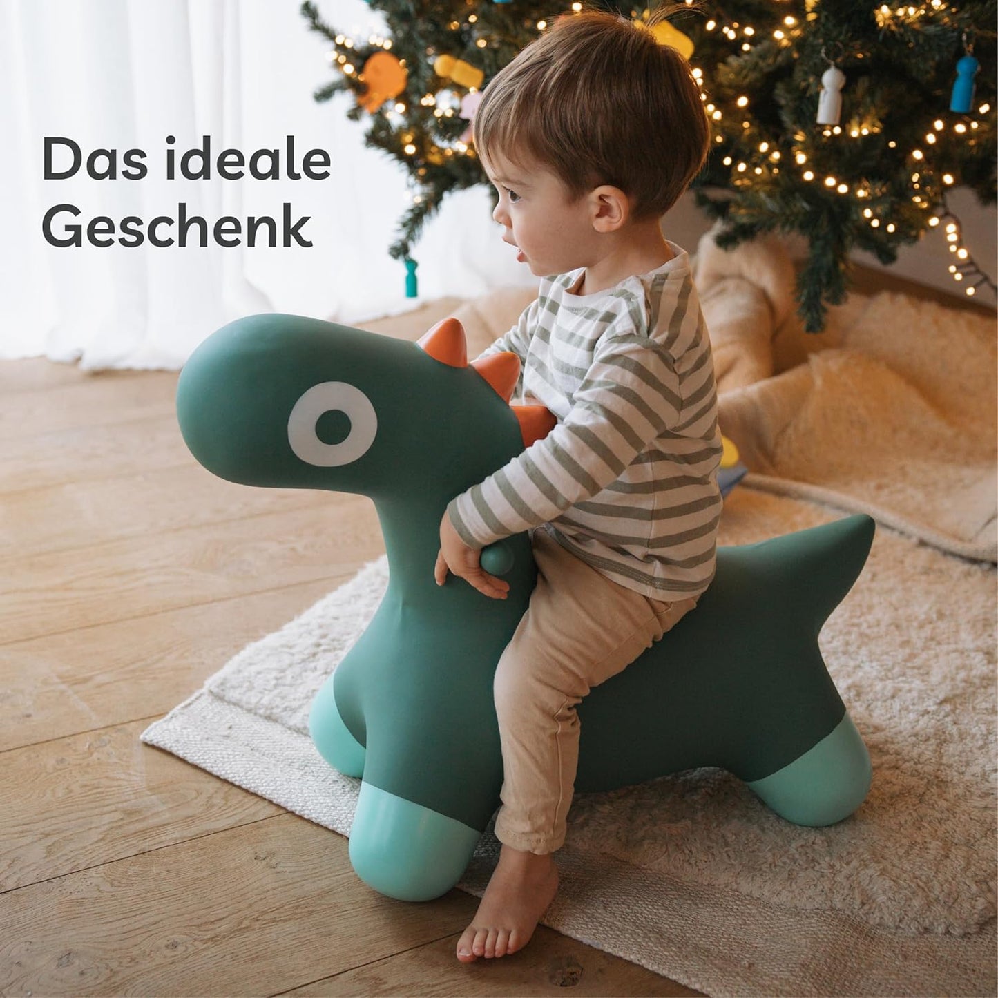 Aufblasbares Spielzeug Hoppi Dino, grün