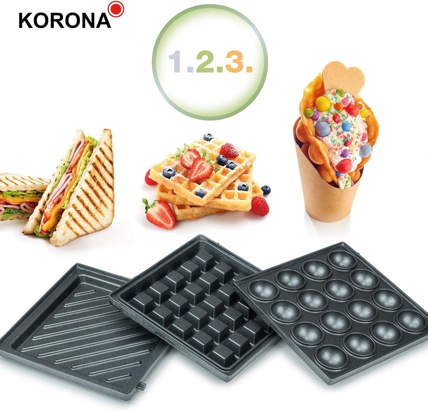 47020 Sandwichmaker 3 in 1